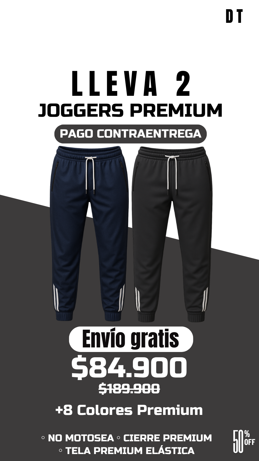 2 Joggers Premium Lotto T® Deluxe