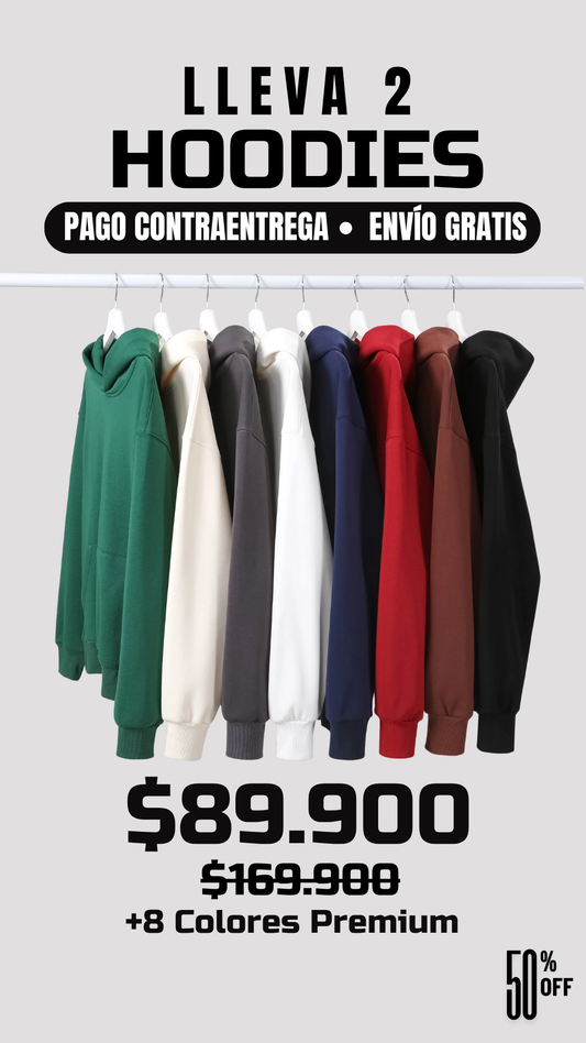 2 Hoodies Premium