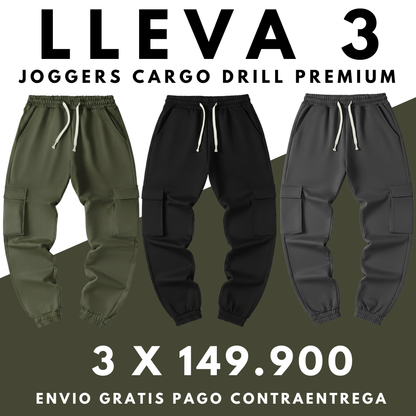 Joggers Cargo Drill Premium
