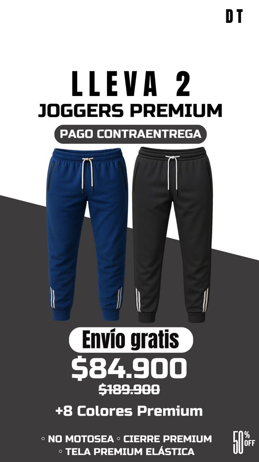 2 Joggers Premium Lotto T® Deluxe