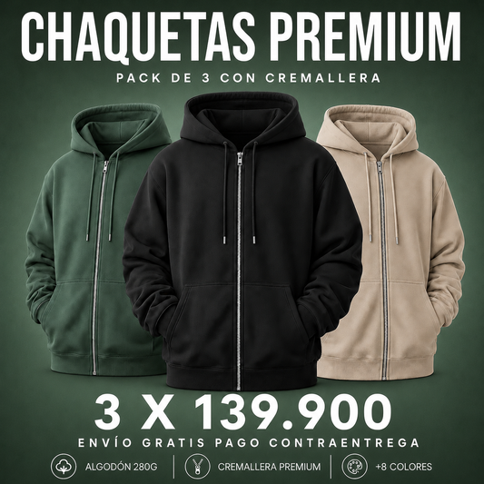 Chaquetas Hoodie Premium