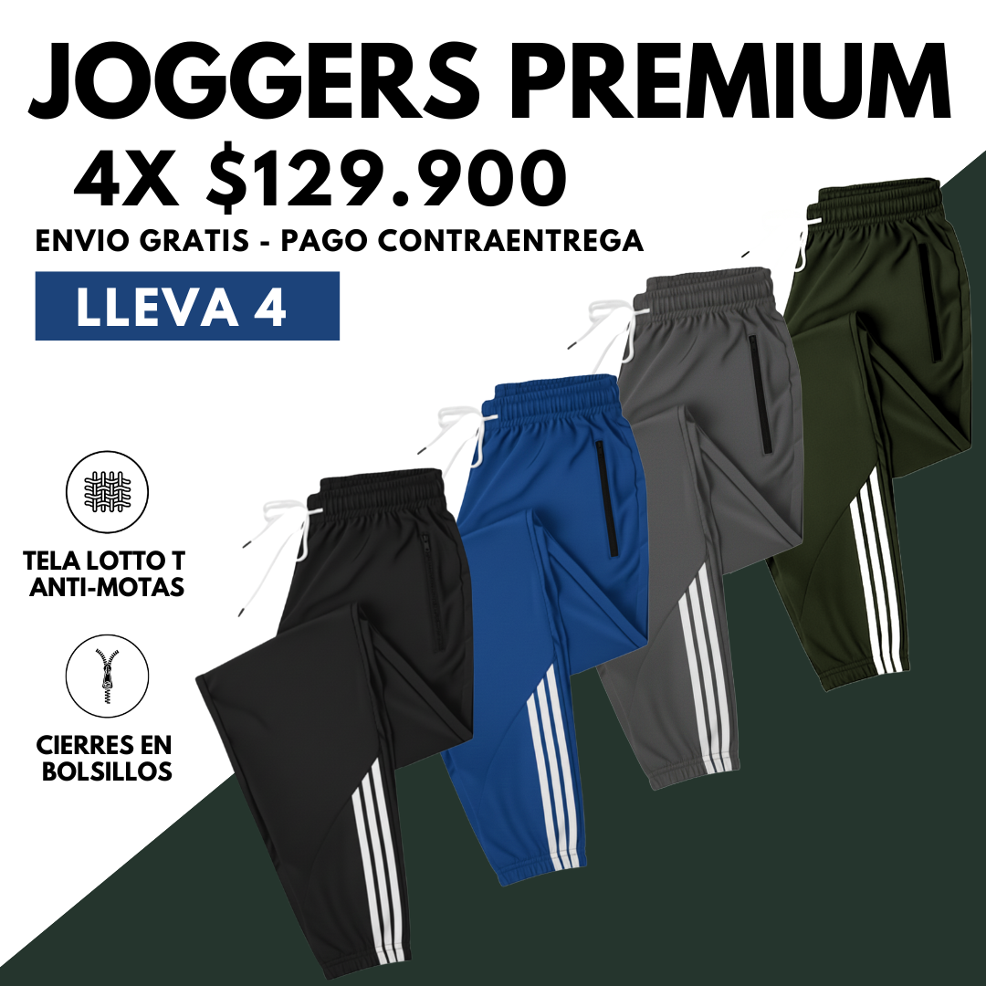 4 Joggers Premium Lotto T Deluxe ®