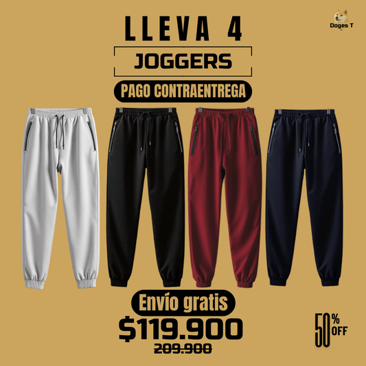 4 Joggers Promoción