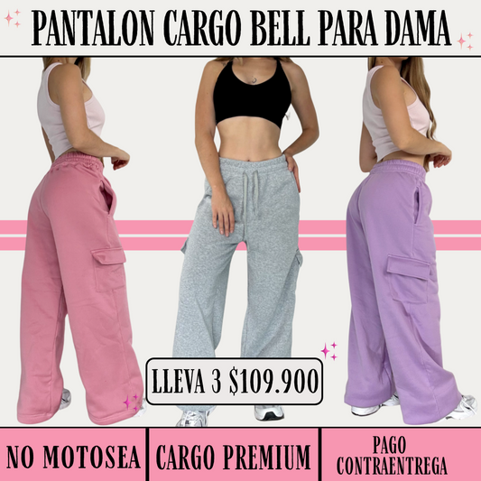 3 Pantalones Cargo Bell Linea Premium