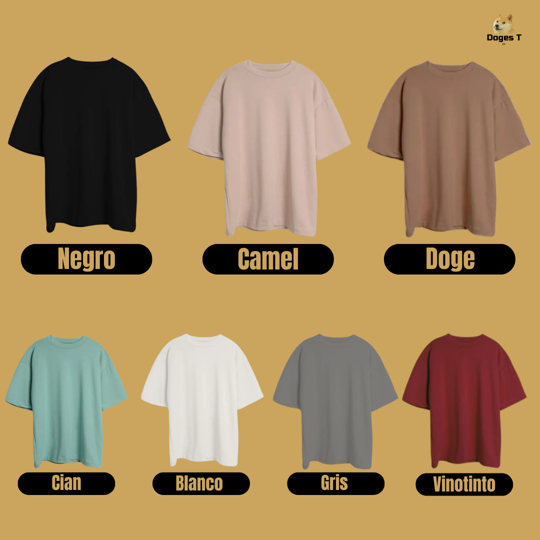 4 Camisetas Oversized